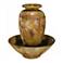 Roman Jar 42" High Garden Patio Bubbler Fountain