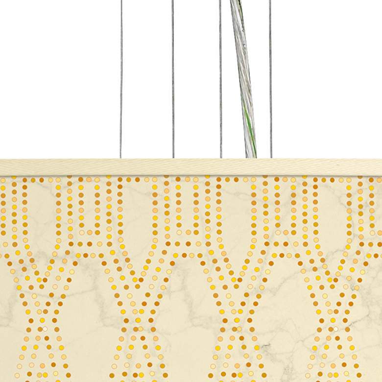 Image 2 Roman Pebbles Giclee 24" Wide 4-Light Pendant Chandelier more views