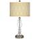 Roman Pebbles Giclee Apothecary Clear Glass Table Lamp