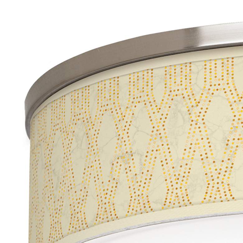 Image 2 Roman Pebbles Giclee Nickel 20 1/4" Wide Ceiling Light more views