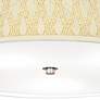 3_Roman Pebbles Giclee Nickel 20 1/4" Wide Ceiling Light more views