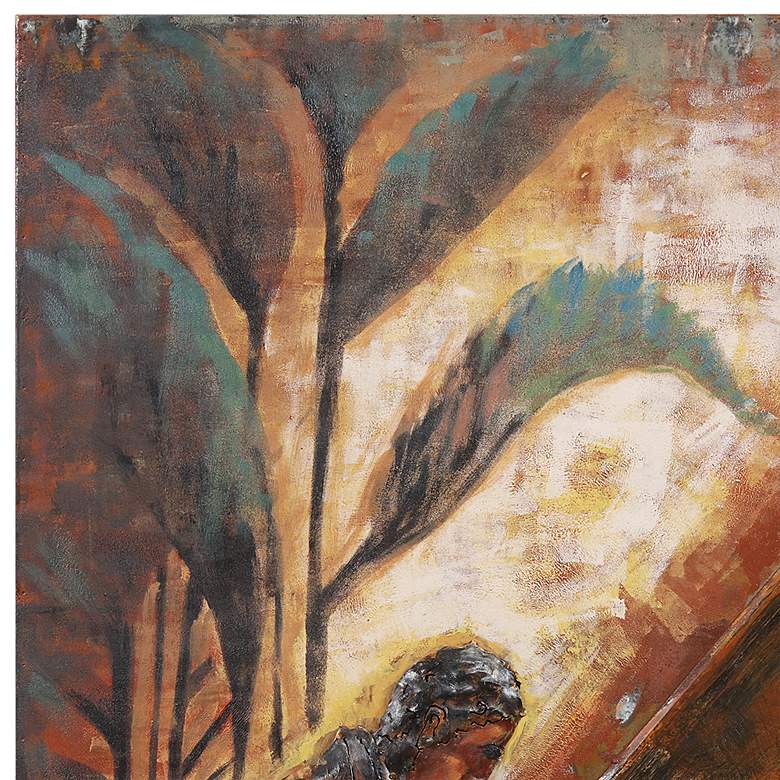 Image 3 Romance 40" Square Mixed Media Metal Dimensional Wall Art more views