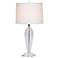 Romano Off-White Shade Hand-Blown Glass Table Lamp