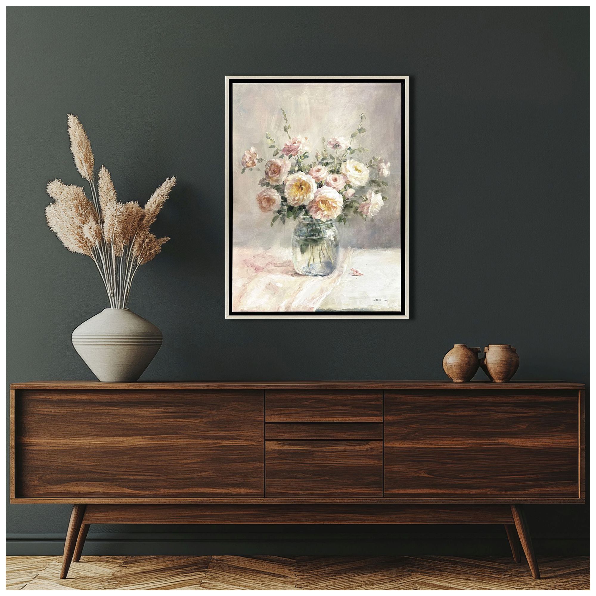 Image 4 Romantic Bouquet 27"W x 36"H Canvas more views
