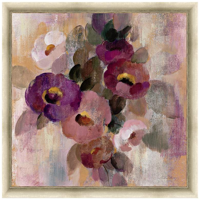 Image 1 Romantic French Bouquet II 24 inch Square Framed Canvas Art