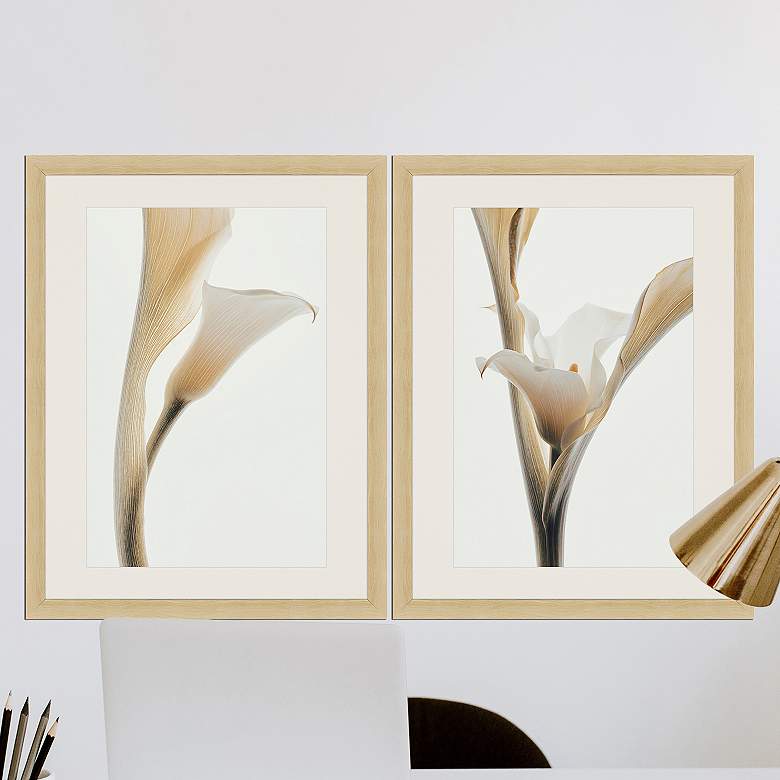 Image 1 Romantic Notes 26" Wide 2-Piece Framed Giclee Wall Art Set