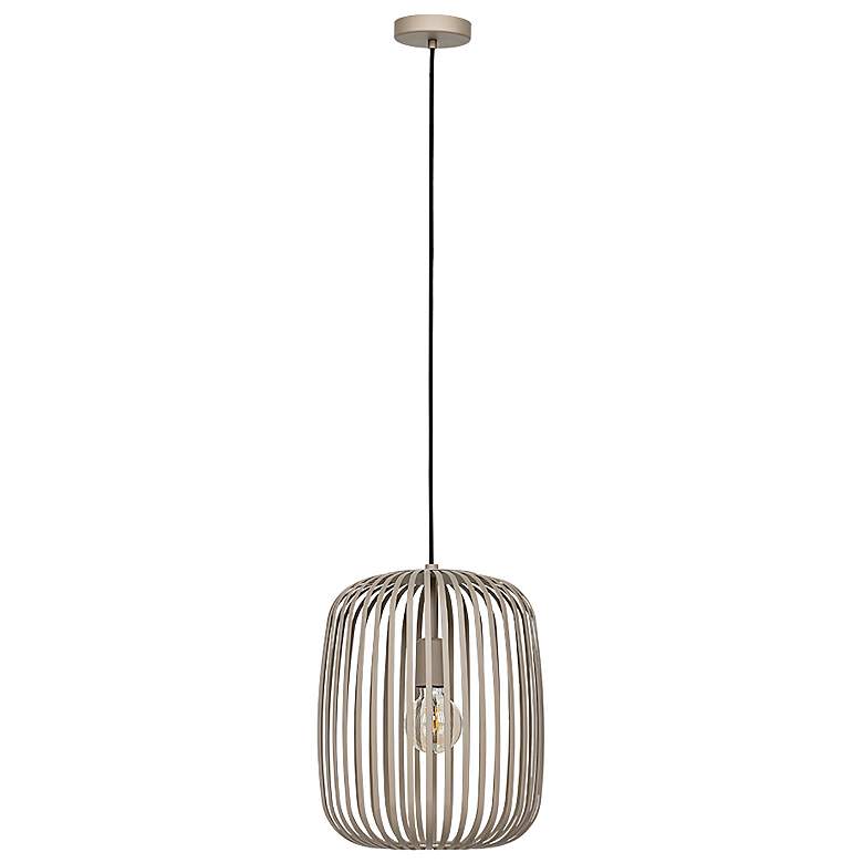 Image 1 Romazzina 12.75" Wide Sandy Pendant With Sandy Shade