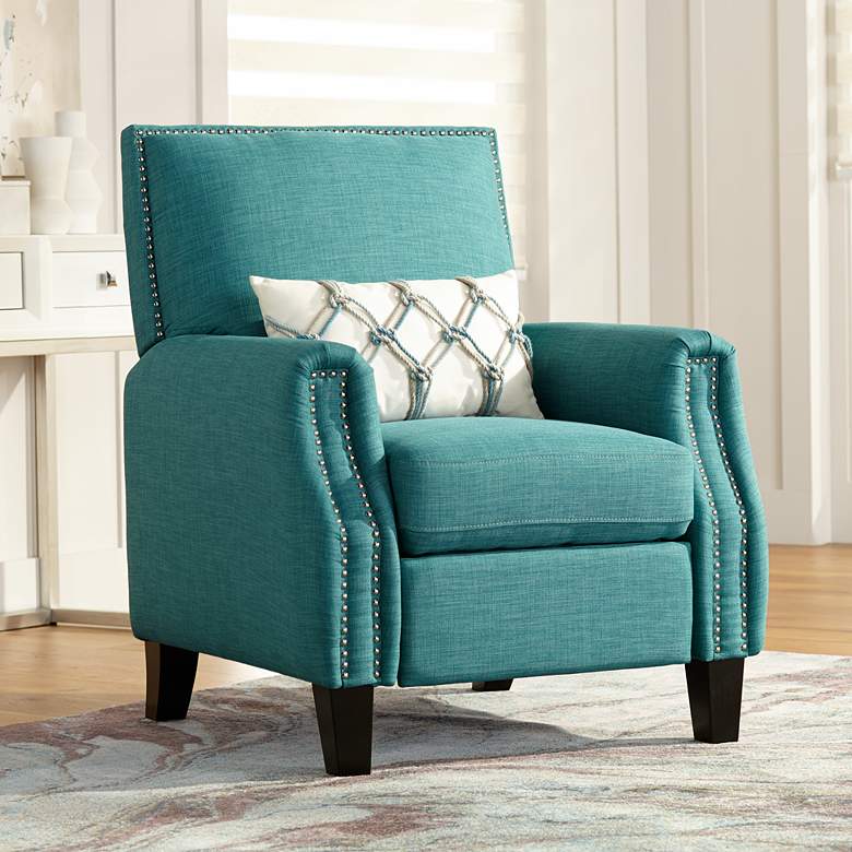 Image 1 Romeo Heirloom Teal 3-Way Recliner Chair