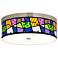 Romero Britto Abstract Giclee Energy Efficient Ceiling Light