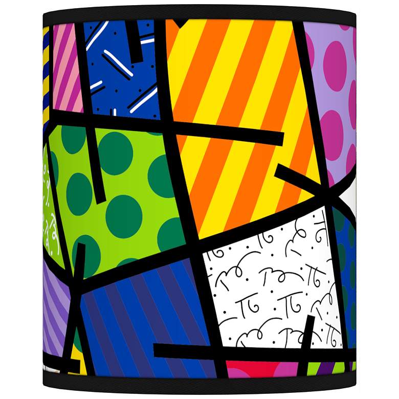 Image 1 Romero Britto Abstract Giclee Shade 10x10x12 (Spider)