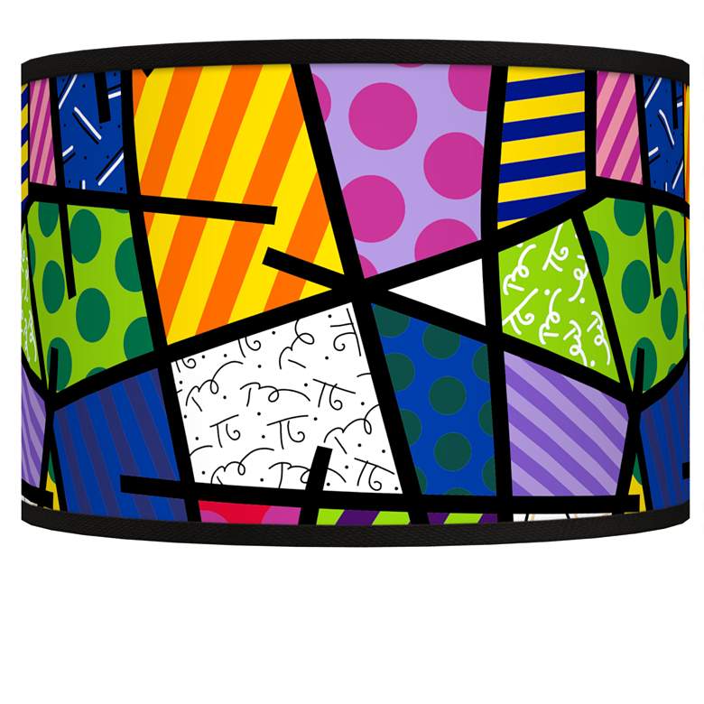 Image 1 Romero Britto Abstract Giclee Shade 12x12x8.5 (Spider)