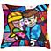 Romero Britto Dance 18" Square Throw Pillow