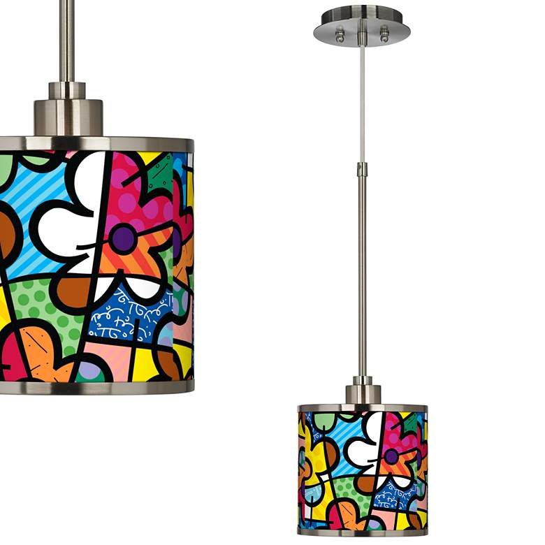 Image 1 Romero Britto Flowers Mini Pendant Light