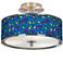 Romero Britto Hearts 14" Wide Ceiling Light