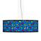 Romero Britto Hearts Giclee 24" Wide 4-Light Pendant Chandelier