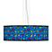 Romero Britto Hearts Giclee 24" Wide 4-Light Pendant Chandelier