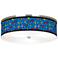 Romero Britto Hearts Giclee Nickel 20 1/4" Wide Ceiling Light