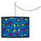 Romero Britto Hearts Plug-In Swag Pendant