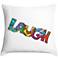 Romero Britto Laugh 18" Square Throw Pillow