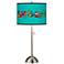 Romero Britto Love Smile Giclee Brushed Nickel Table Lamp