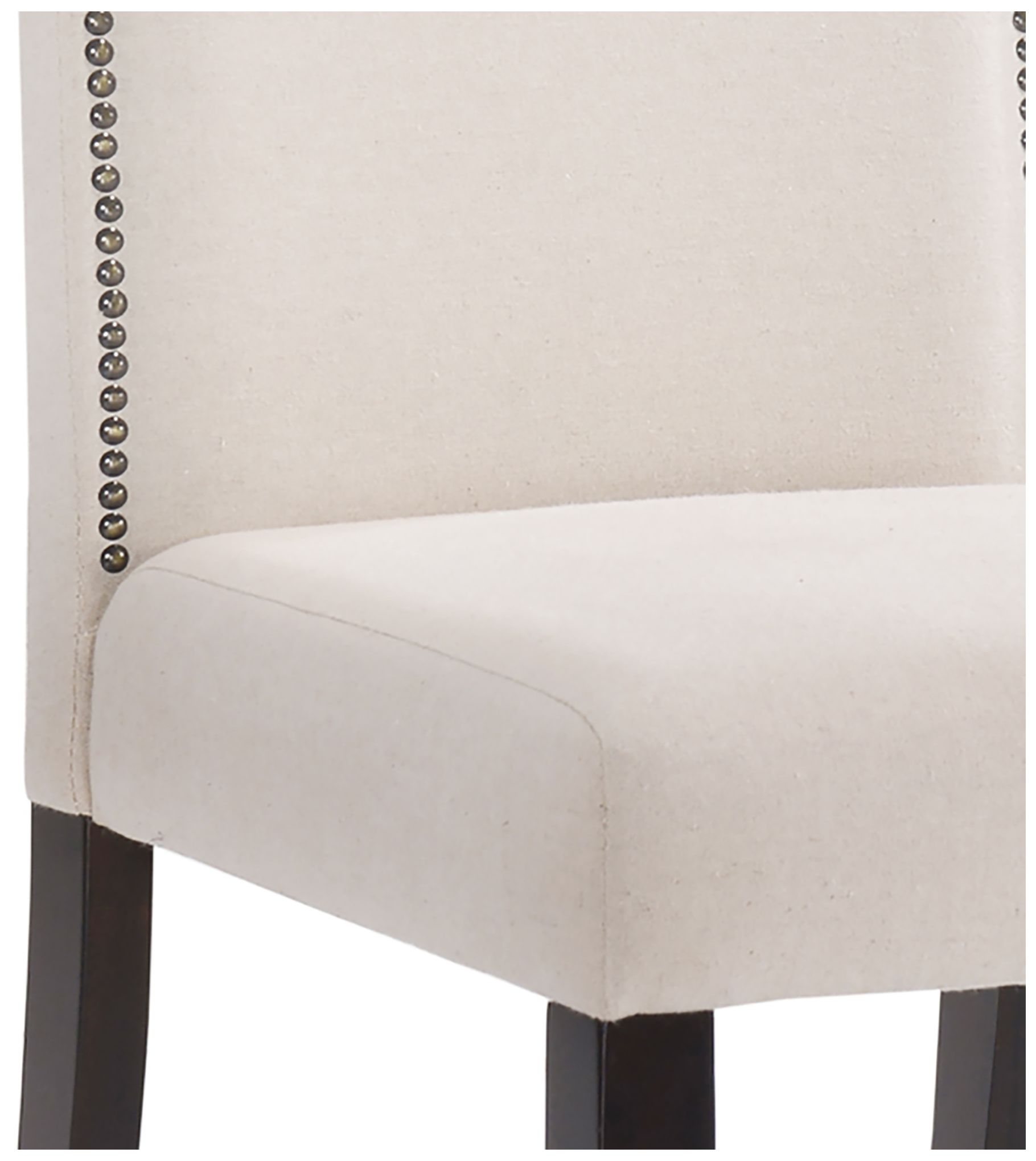 Thumbnail4 of Romero Linen Upholstered Espresso Parson Chair more views