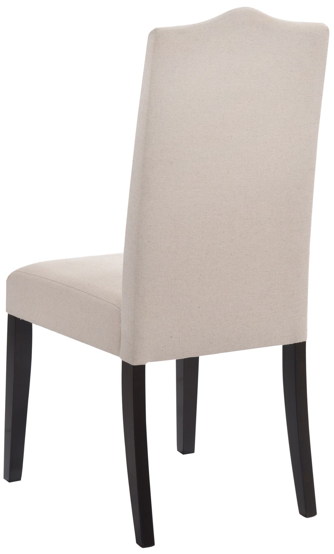 Romero Linen Upholstered Espresso Parson Chair
