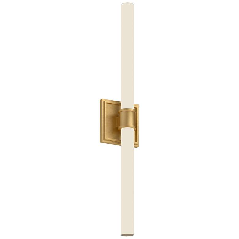 Image 1 Rona 24" High Brushed Gold LED Wall Sconce