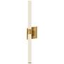 1_Rona 24" High Brushed Gold LED Wall Sconce