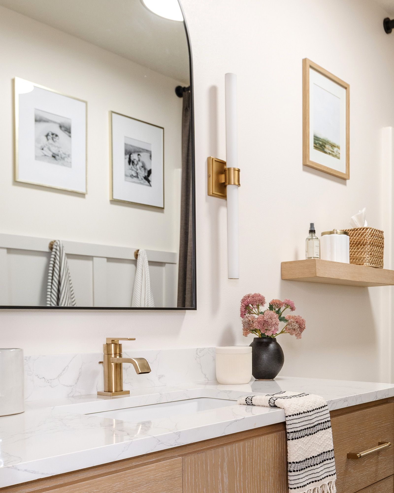 Image 3 Rona 24" High Brushed Gold LED Wall Sconce more views