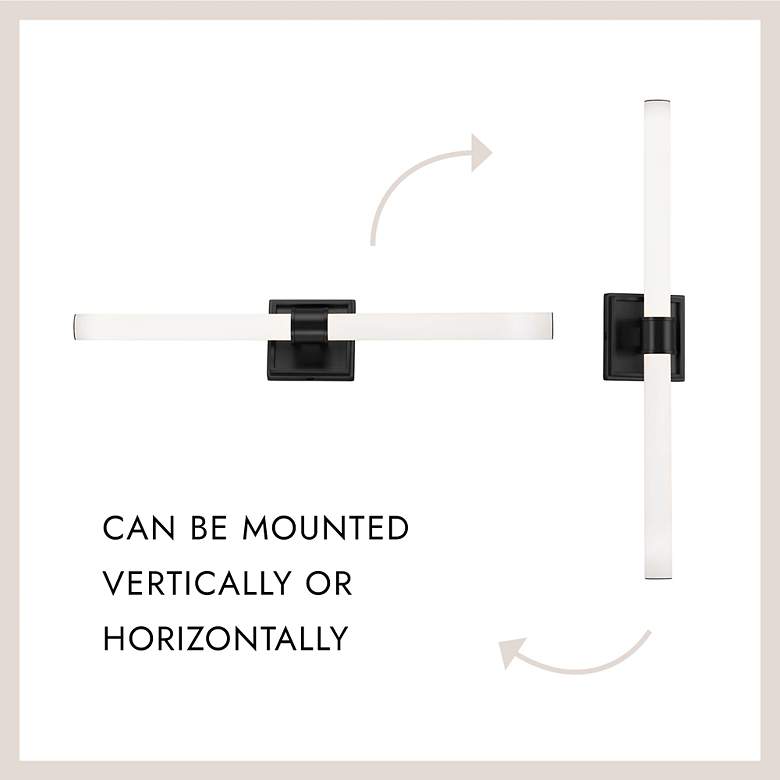 Image 6 Rona 24" High Brushed Gold LED Wall Sconce more views