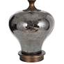 Ronan Silver Mercury Glass Table Lamp w/ Brushed Copper Base
