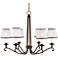 Rondele 31 1/2" Wide Oil Rubbed Bronze 6-Light Chandelier