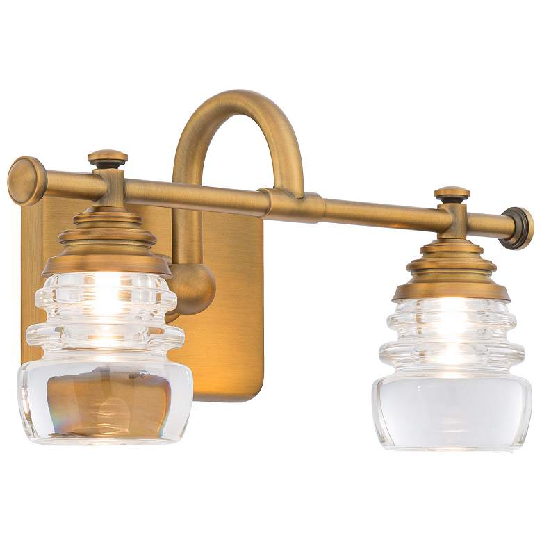 Image 1 Rondelle LED 2-Light Bath Bar