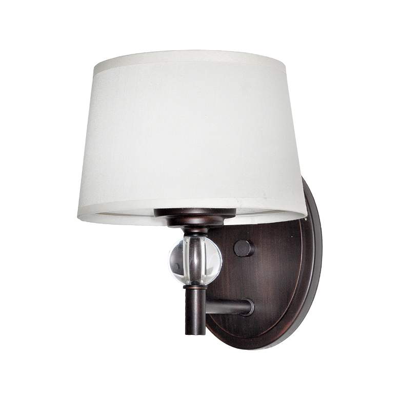 Image 3 Rondo 1-Light 6.5" Wide Oil Rubbed Bronze Wall Sconce more views