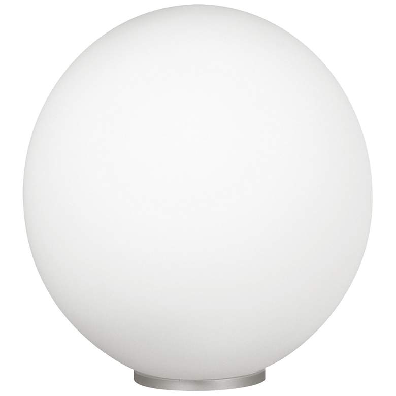 Image 1 Rondo - 1-Light Table Lamp - Silver - Opal Glass - 12 Inches