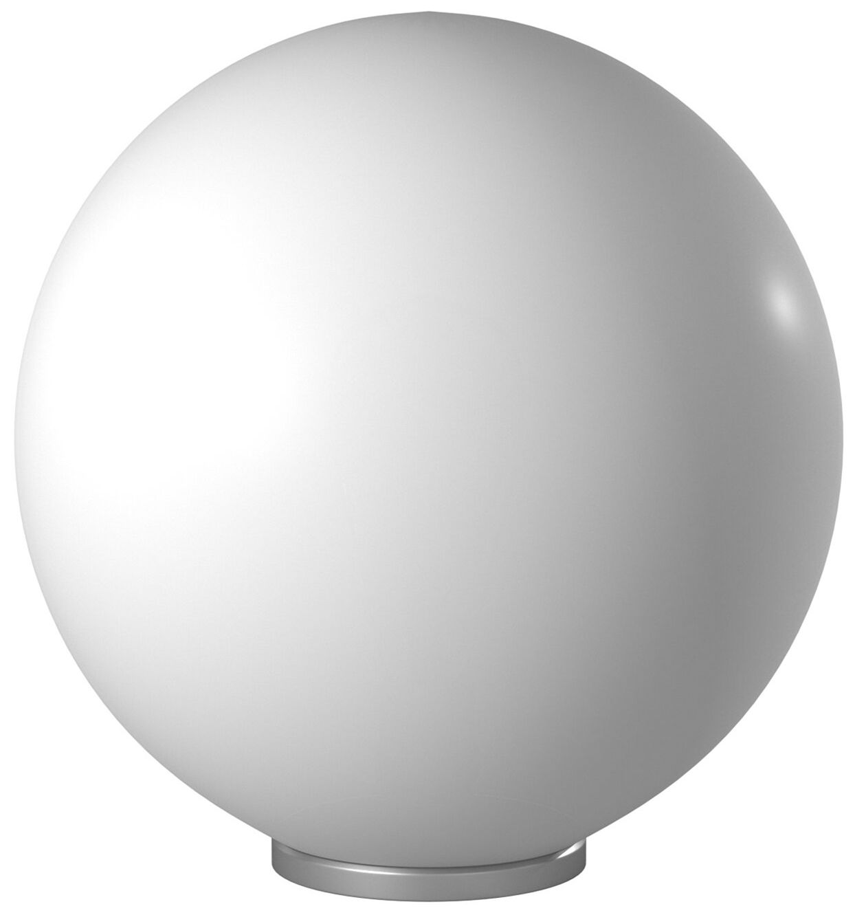 Image 4 Rondo - 1-Light Table Lamp - Silver - Opal Glass - 12 Inches more views