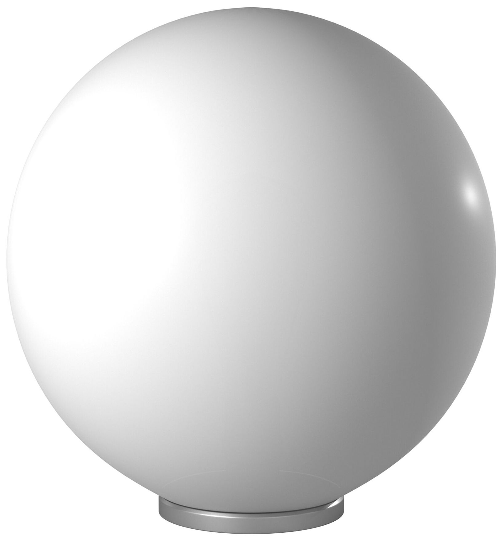 Image 7 Rondo - 1-Light Table Lamp - Silver - Opal Glass - 12 Inches more views