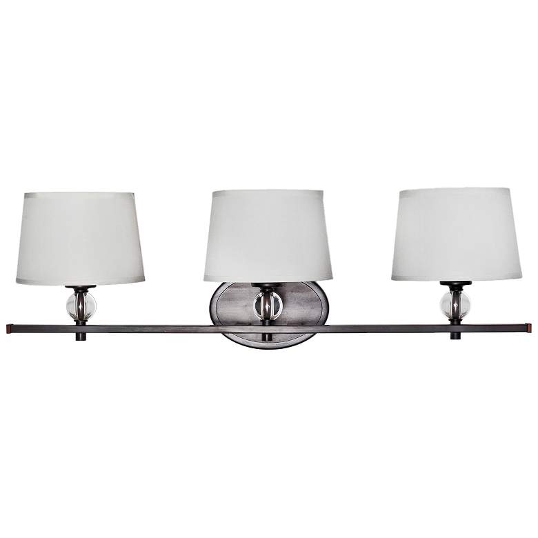 Image 4 Rondo 26 1/4"W Oil-Rubbed Bronze 3-Light Vanity Bath Light more views