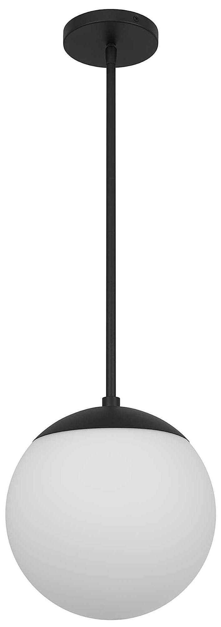 Image 2 Rondure 10 3/4" High Black LED Outdoor Hanging Light more views