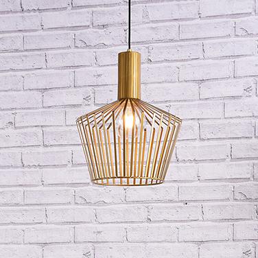 Ronnie 11 1/2" Wide Brass Iron Mini Pendant