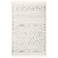 Ronnie RON-02 Ivory and Sky Rectangular Area Rug