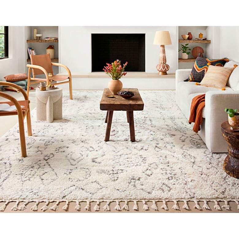 Image 1 Ronnie RON-03 5'3"x7'6" Ivory Charcoal Rectangular Area R