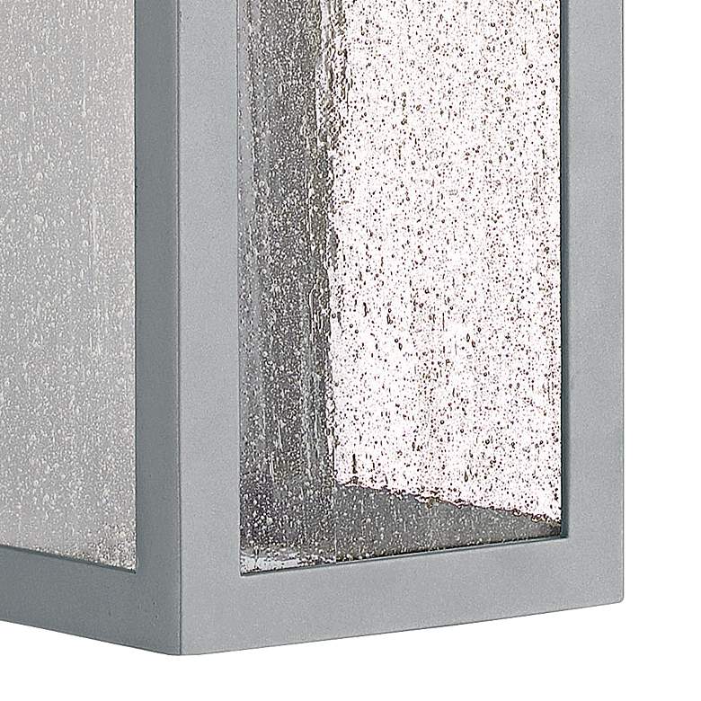 Image 2 Rook 15 inch High Titanium Rectangular LED Outdoor Wall Light more views