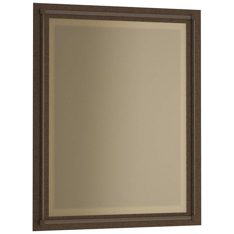 Image 1 Rook 26.8" High Bronze Beveled Mirror