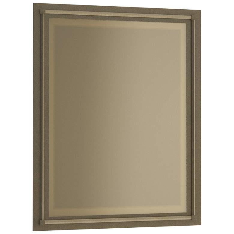 Image 1 Rook 26.8" High Soft Gold Beveled Mirror