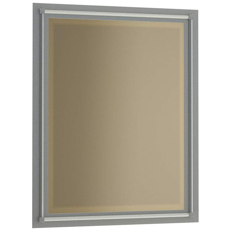 Image 1 Rook 26.8" High Vintage Platinum Beveled Mirror