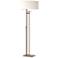 Rook 60" High Bronze Floor Lamp With Natural Anna Shade