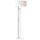 Rook 60" High Vintage Platinum Floor Lamp With Natural Anna Shade