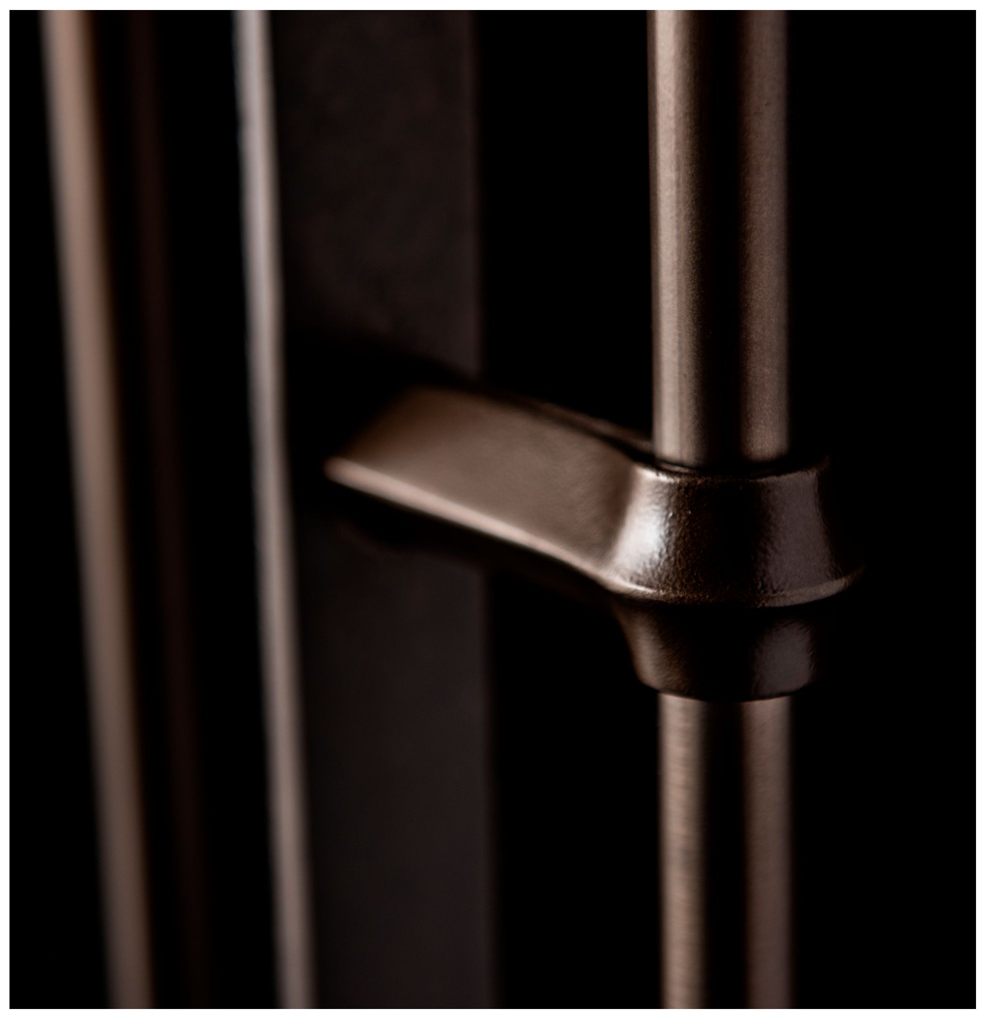 Image 5 Rook Twin Floor Lamp - Dark Smoke Finish - Opal Glass more views