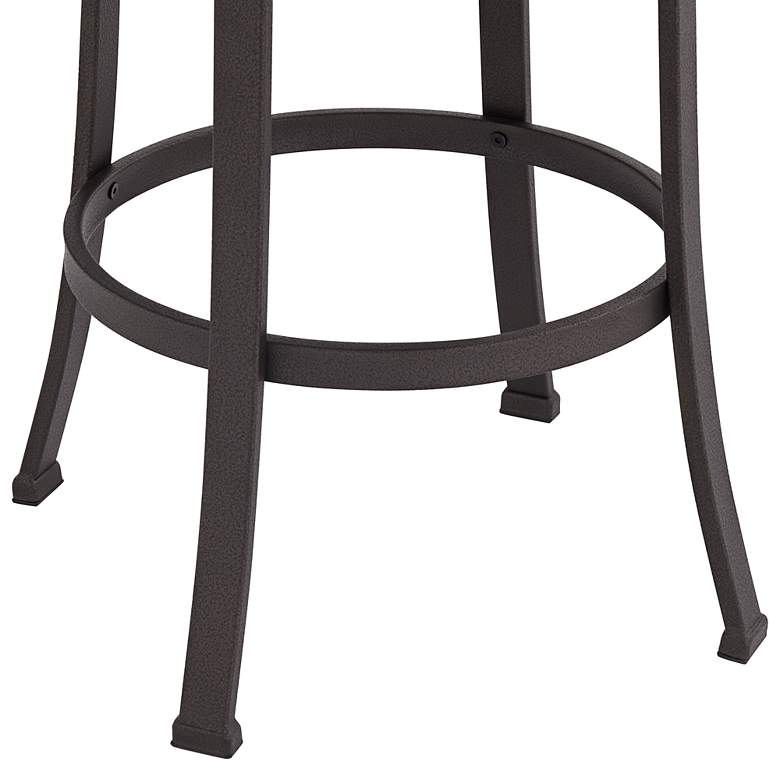 Image 5 Rookery Hammered Bronze Swivel Adjustable Stools Set of 2 more views